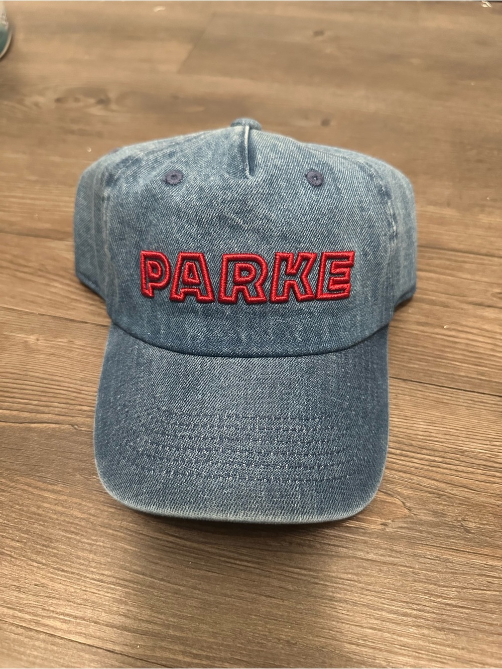 🎯❤️💙 NWT! Denim Baseball Hat - PARKE x TARGET (In hand) - Picture 3 of 6